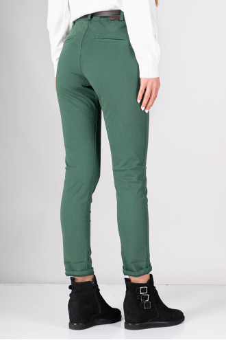 Памучен панталон в зелено
