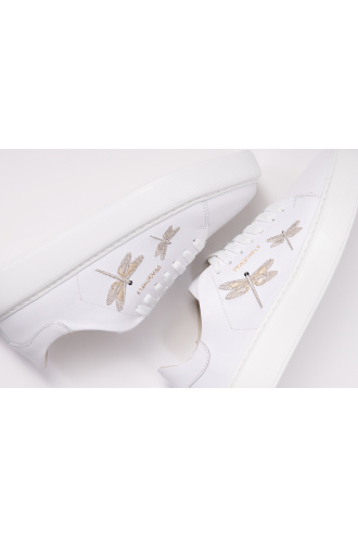 Сникърси ''White Hi Classic with Two Embroideries''