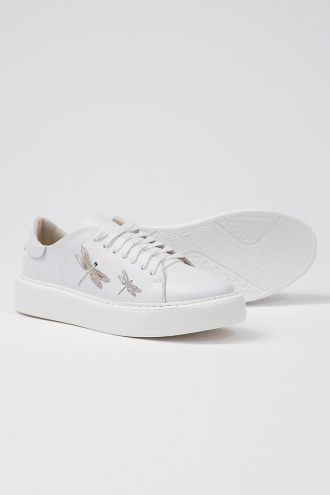 Сникърси ''White Hi Classic with Two Embroideries''