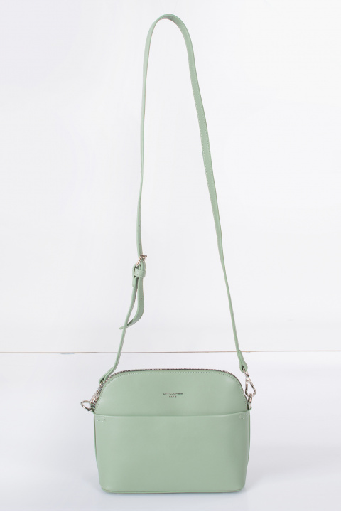Дамска чанта в цвят светло зелено