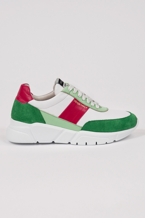 Vintage Sneakers - Green and Cyclamen
