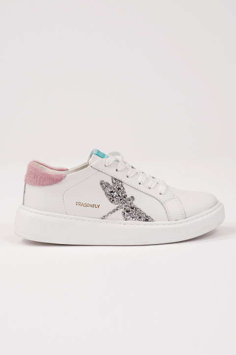 Hi Classic Sneakers - Silver glitter and Pony