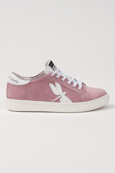 Classic Sneakers - Pink and White