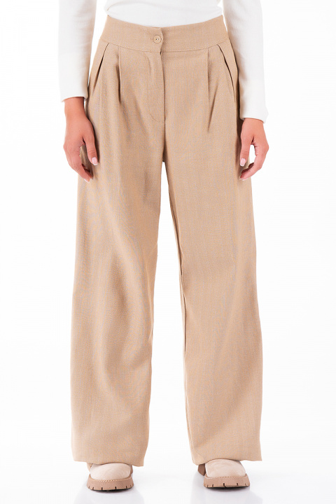 Дамски панталон в светлокафяво