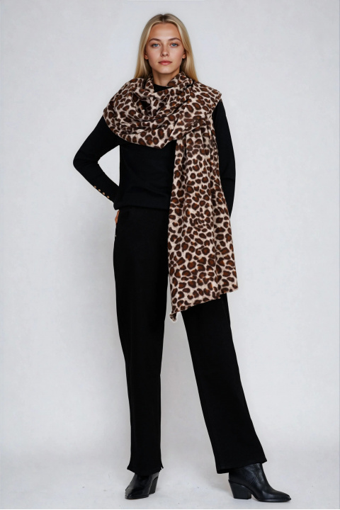 Дамски леопардов шал