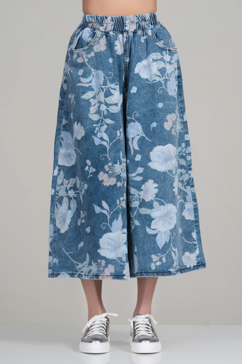 Дамски светлосини дънки 