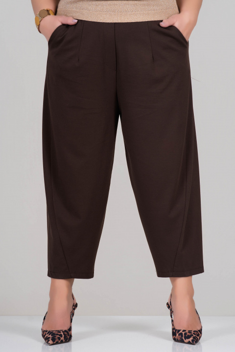 МАКСИ 7/8 панталон в кафяво