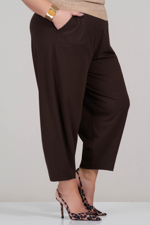 МАКСИ 7/8 панталон в кафяво