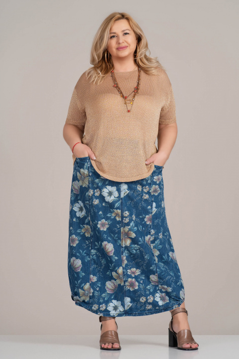 МАКСИ дънкова пола ''Dragonfly