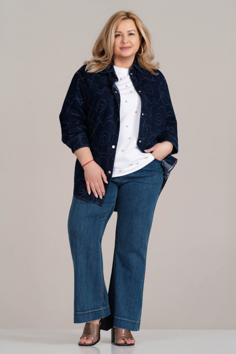 МАКСИ дънкова риза ''Dragonfly