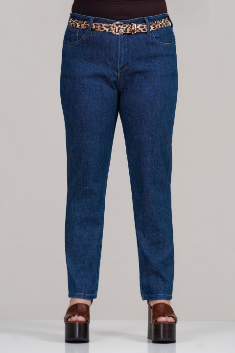 МАКСИ еластични дънки в тъмносин цвят