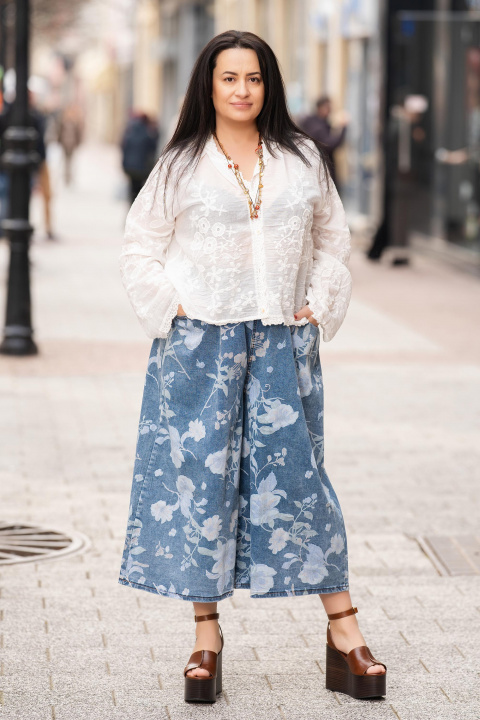 МАКСИ светлосини дънки 