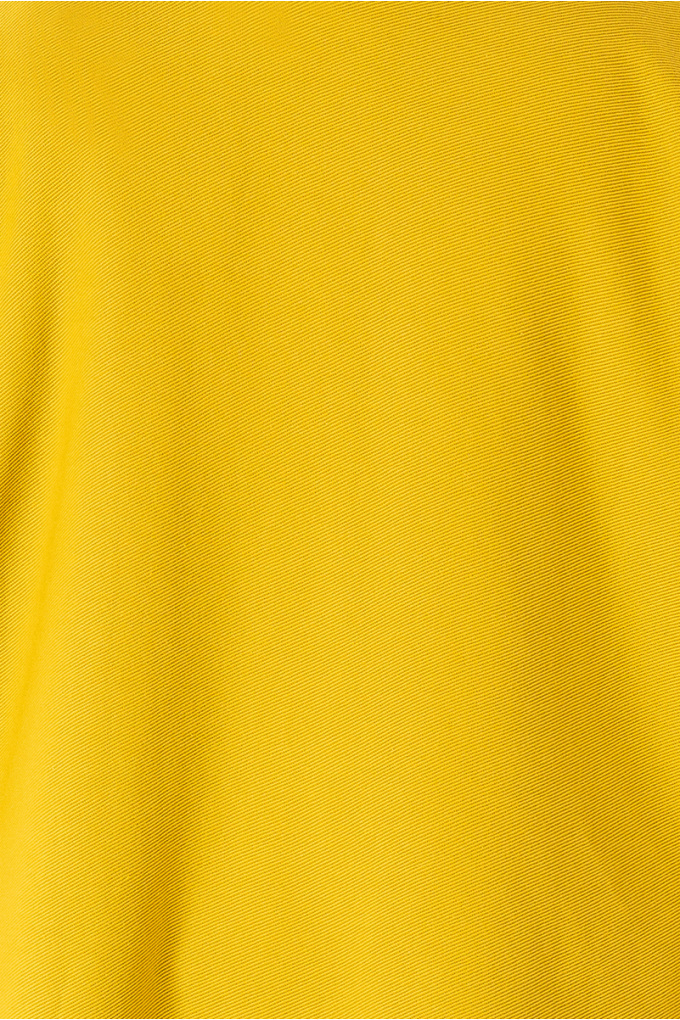 МАКСИ плътна риза тип сако в цвят горчица