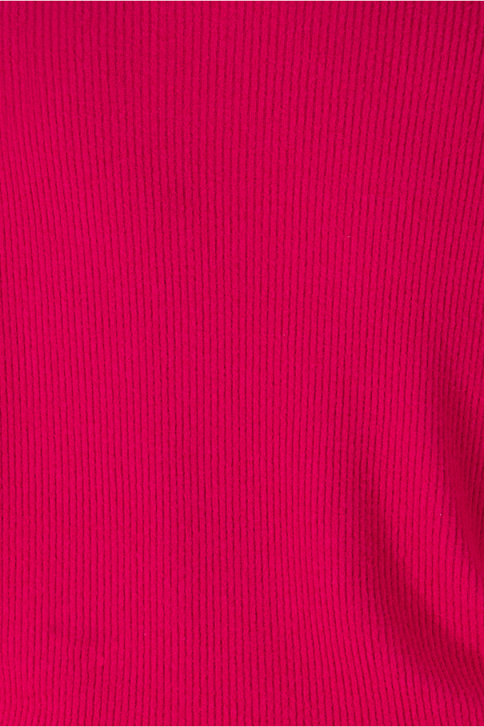 МАКСИ блуза от мека рипсена материя в цвят тъмна циклама със странично закопчаване