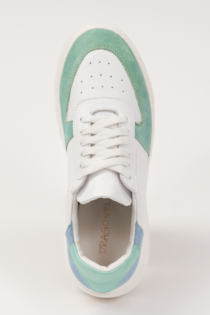 Fika Sneakers - Blue and Mint