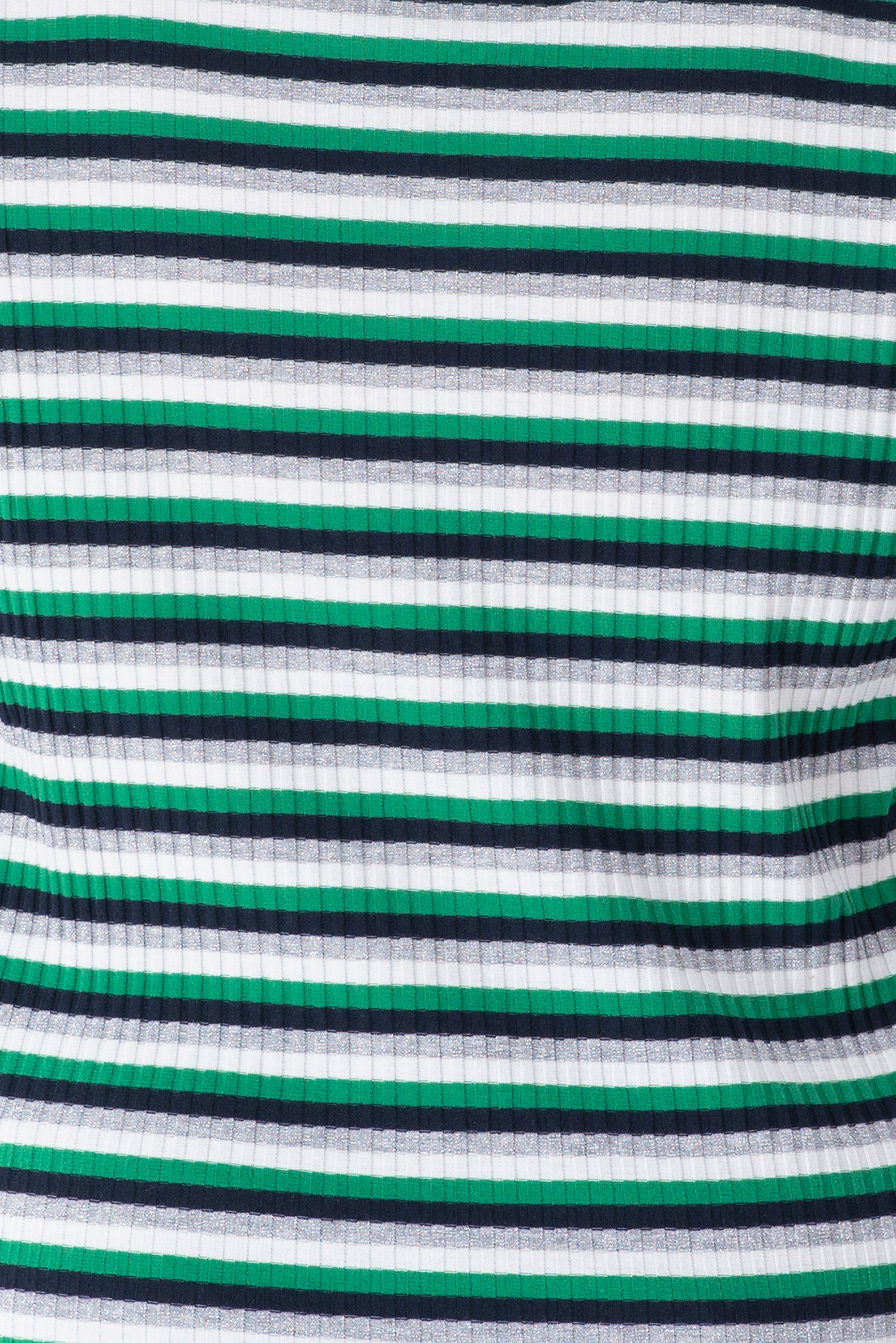 МАКСИ блуза с райета в черно, бяло и зелено