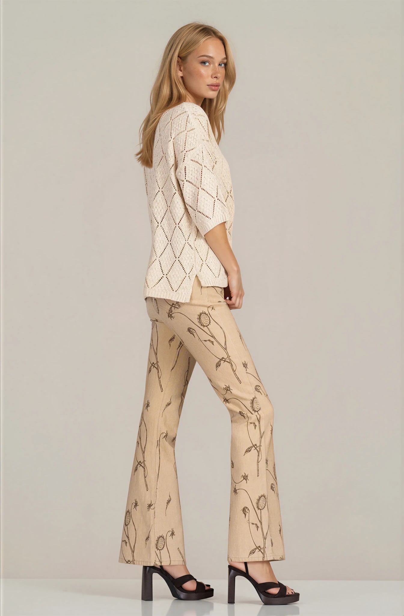 Дамска плетена блуза