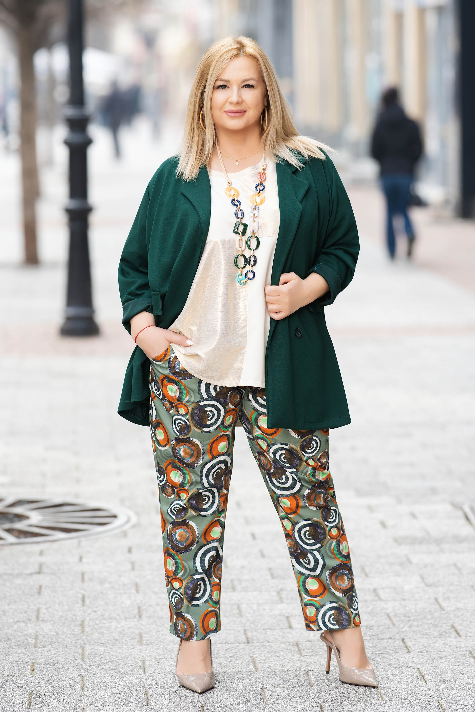 МАКСИ издължено сако в зелено