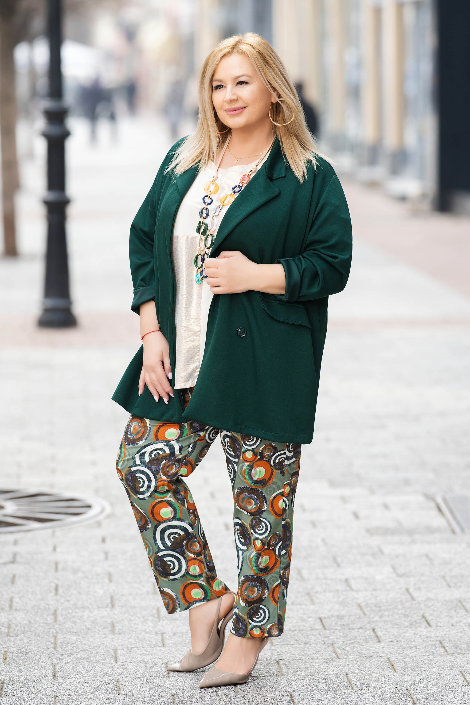 МАКСИ издължено сако в зелено